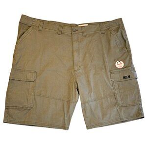Size 48 Wrangler Mens Relaxed Fit Cargo Shorts Olive Green